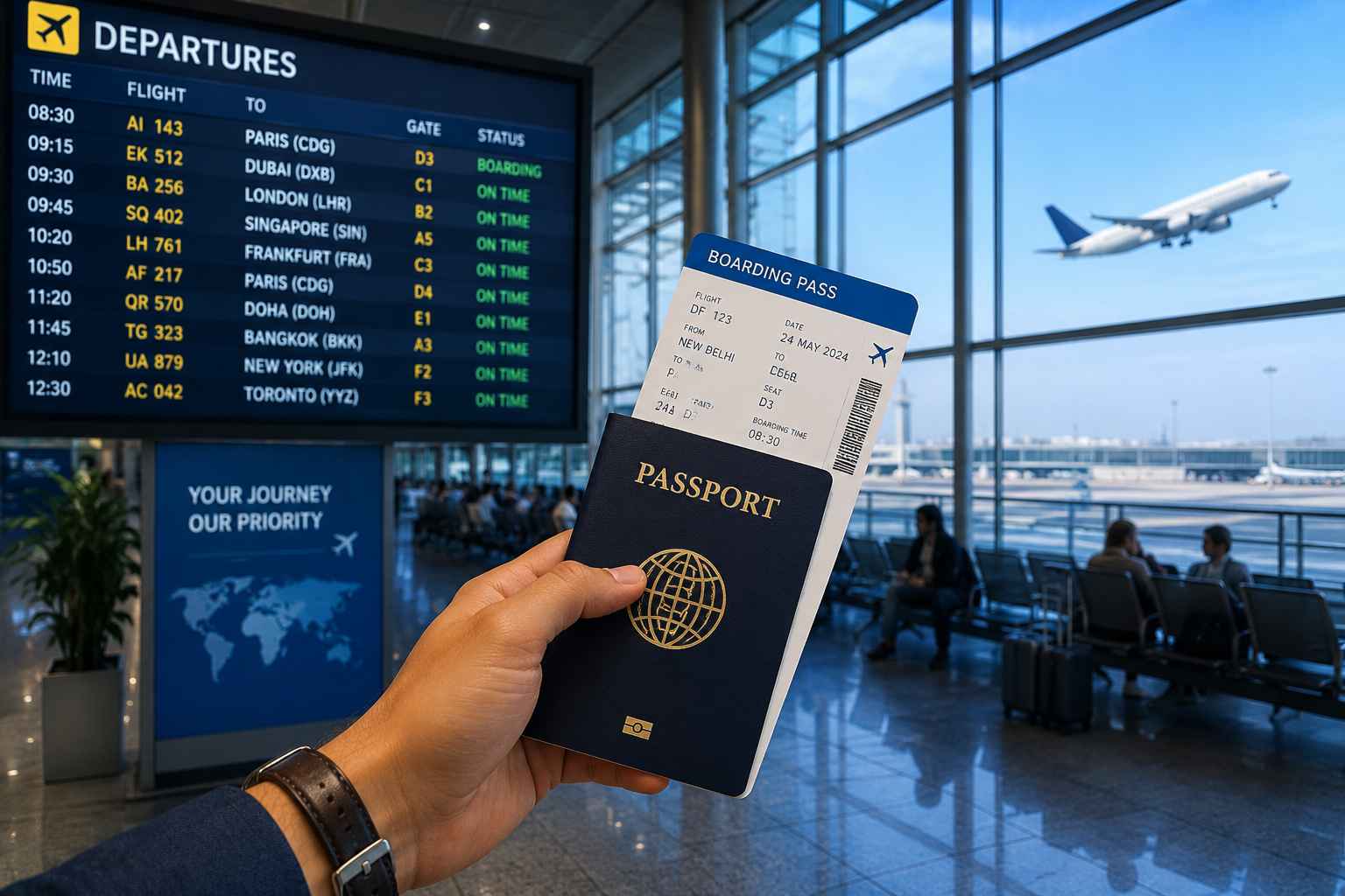 Air Ticket Visa Application